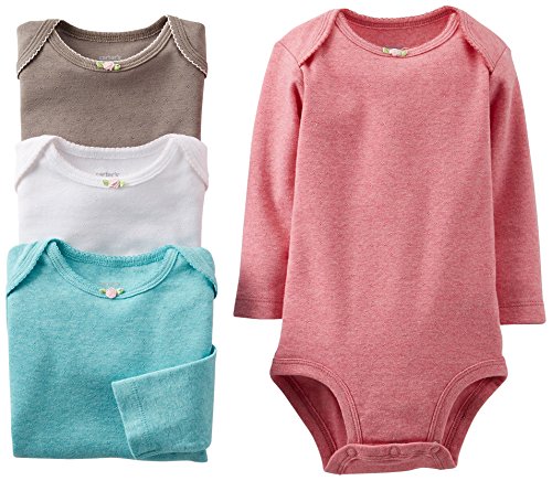 Carter's 4 Pack Bodysuits (Baby) - Assorted-9 Months