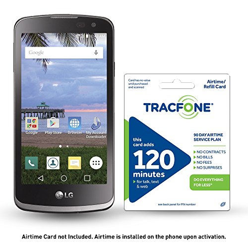 TracFone LG Rebel 4G LTE Prepaid Smartphone with Free $30 Airtime Bundle