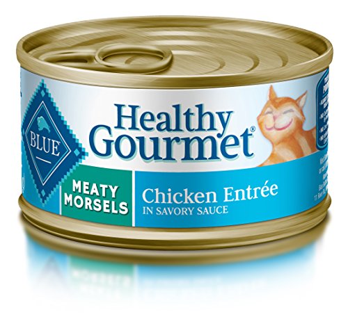 Blue Buffalo Meaty Morsels Chicken Wet Cat Food, 3 oz Can, Pack of 24