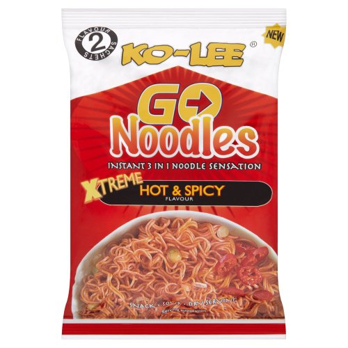 Ko-lee Go Instant Noodles x treme Hot and Spicy Flavour 85 g (Pack of 24)