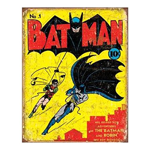 Batman No 1 Cover Metal Tin Sign
