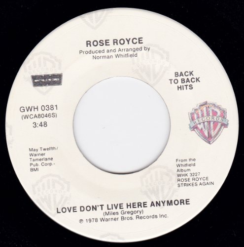 Wishing On A Star/Love Don't Live Here Anymore (NM 45 rpm)
