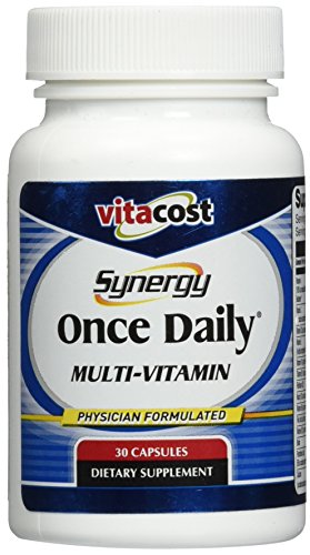 Vitacost Synergy Once Daily Multi-Vitamin -- 30 Capsules