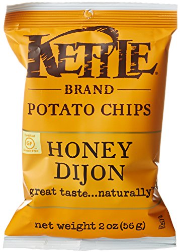 Kettle Brand Potato Chips Caddy, Honey Dijon, 2-Ounce  Bags, 6 Count