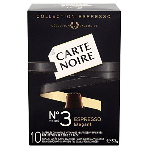 Carte Noire Espresso No 3 Elegant 10 Coffee Capsules 53 g(Pack of 8)