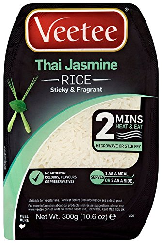 Veetee Dine In Thai Jasmine Rice 300 g (Pack of 6)