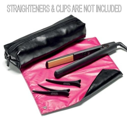 Heat Protection Heat Resistant Travel Pouch and Mat for straighteners and tongs