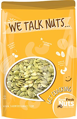 Dry Roasted Pepitas/Pumpkin Seeds - No Salt by Farm Fresh Nuts