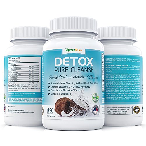 Colon Cleanse for Weight Loss: Pure Colon Detox and Pure Cleanse: Weight Loss Tablets: Pure Detox Cleanser for your Digestive System and Colon Health: Flush Toxins Naturally: Detox Diet - 90 Capsules