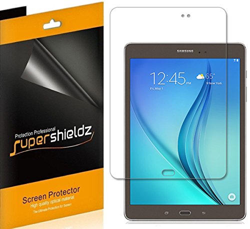 Samsung Galaxy Tab A 8.0 Screen Protector, [3-Pack] Supershieldz® Anti-Bubble High Definition Clear Screen Protector For Samsung Galaxy Tab A 8.0 inch + Lifetime Replacements Warranty- Retail Packaging