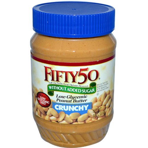 Low Glycemic Peanut Butter, Crunchy, 18 oz (510 g)