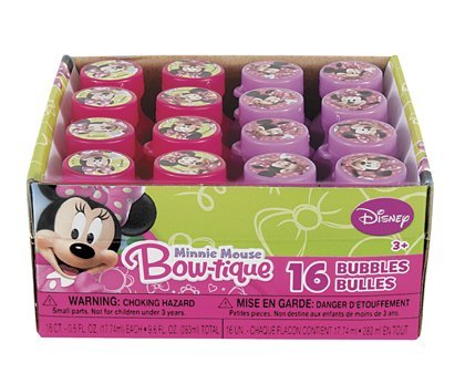 Minnie Mouse Party Favors - 16 ct bubble makers