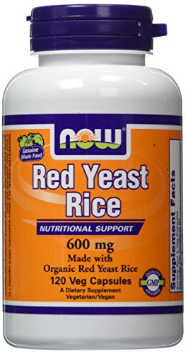NOW ORGANIC RED YEAST RICE EXTRACT 600 MG - 120 Vegicaps