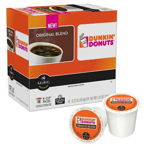 Dunkin Donuts Original Flavor Coffee K-Cups For Keurig K Cup Brewers