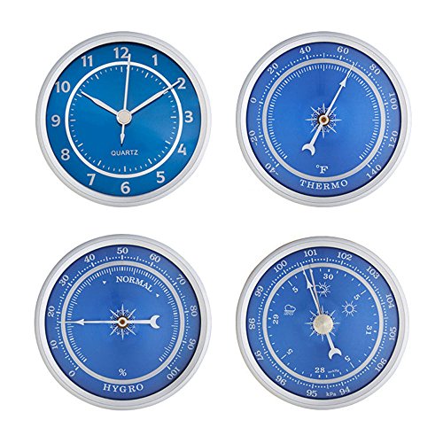 2-3/4 Blue Weather and Clock Inserts