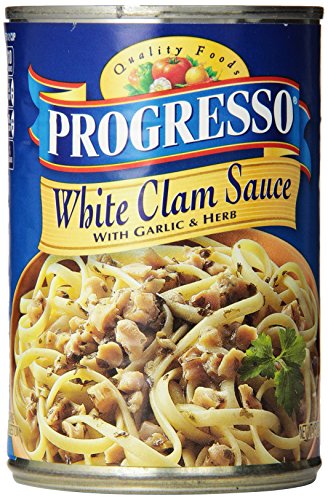 Progresso White Clam With Garlic & Herb Sauce 15-Ounce Cans (Pack of 6)