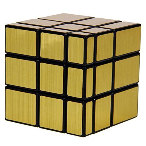 YKL 3x3X3 Magic Game Mirror Cube,Golden