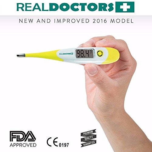 Clinical Thermometer This Oral Thermometer, Rectal Thermometer & Axillary Thermometer Is a Medical Digital Fever Thermometer For Adults Infants And Baby 10 Sec Readout Healthy Living Celsius & Fahrenheit