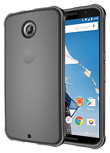 Nexus 6 Case, Diztronic Ultra TPU Case for Motorola Nexus 6 - Full Matte Charcoal Gray - (NX6-VOY-GRY)