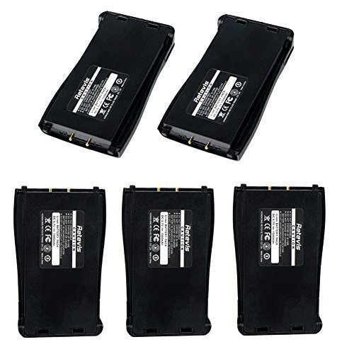 Retevis Replacement Li-ion Battery 1500mAh for Baofeng 777S/888S/666S Retevis H777 2 Way Radio Walkie Talkie (5 Pack)