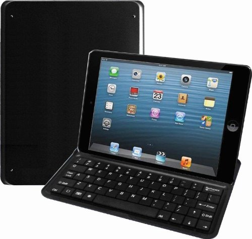 Vibe Essentials iPad Mini Aluminum Bluetooth Keyboard Case & Stand - Black