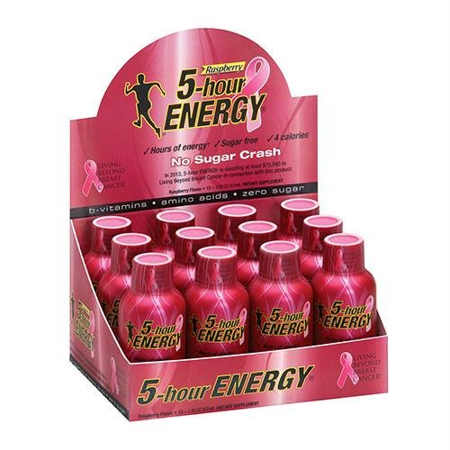 5 Hour Energy Nutritional Beverage, Raspberry, 12 Count, 1.93 Ounce each