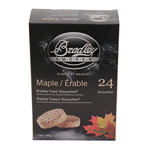 Bradley Smokers BTMP24 Maple Bisquettes Smoker, 24-Pack