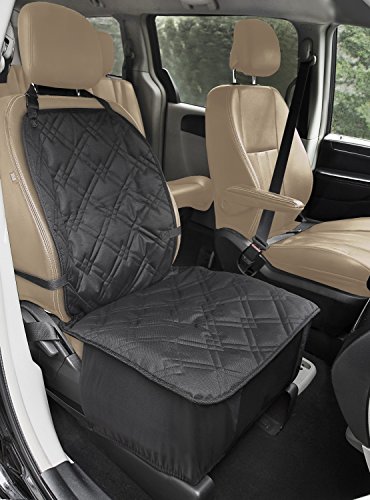 Yermo Pet Front Car Seat Cover, Protector - Luxury Heavy-Duty Waterproof Covers for Pets, Dog - Non-Slip Backing Rubber & Seat-Anchors - Easy to Install - Machine Washable