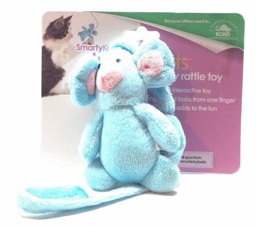 Smarty Kat Kitten Jump Starts Bouncy Rattle Toy Kittens First Dangles and Bobs From Finger with Rattle Sound Satisfies Need to Bond in the Complete Needs System (1 Each)
