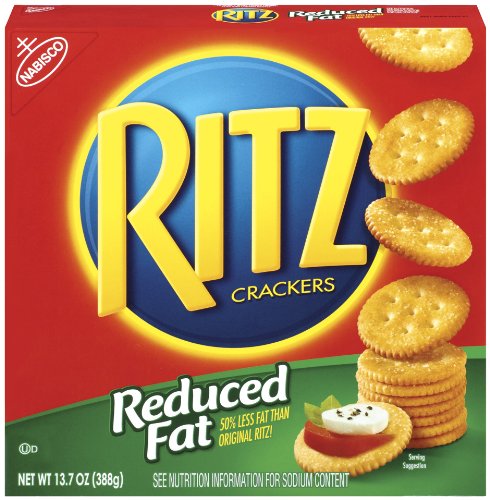 Ritz Reduced Fat Crackers, 12.5 Ounce (Pack of 4)