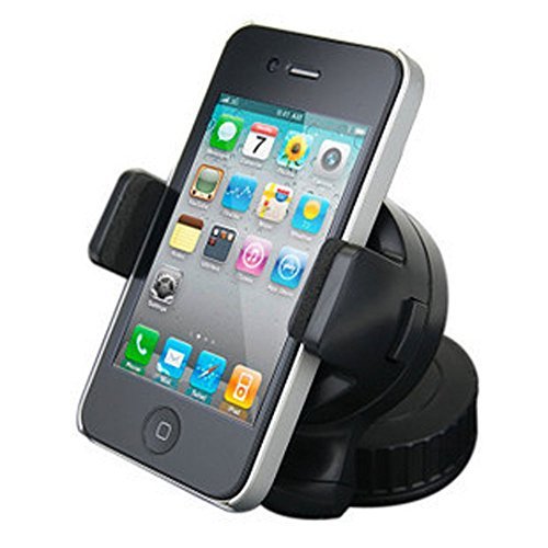 Dragonpad® 360 Degree Swivel Car Windshield Mount Holder Bracket for Iphone 4/4s, Samsung Galaxy, Ther PDA and Smart Mobile Phones