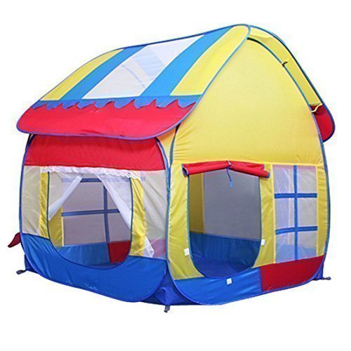 Truedays Kids Outdoor Indoor Fun Play Big Tent Playhouse, 55.1x47.2-Inch