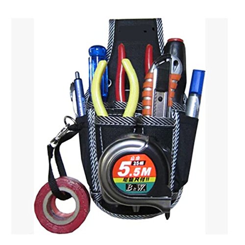 Mohoo 9in1 Electricians Waist Pocket Tool Belt Pouch Bag Screwdriver Carry Case Holder