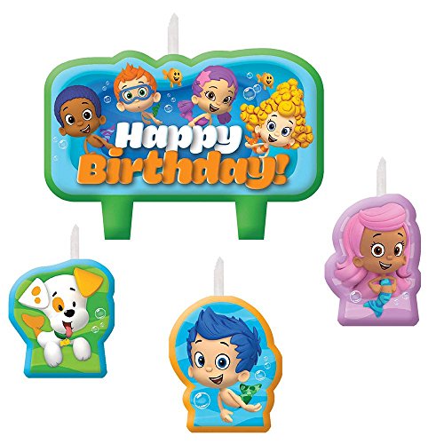 Bubble Guppies Birthday Candle Set
