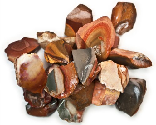 Hypnotic Gems Materials: Bulk Rough Desert Jasper Stones from Madagascar - Raw Natural Crystals for Cabbing, Tumbling, Lapidary, Polishing, Wire Wrapping, Wicca & Reiki Crystal Healing