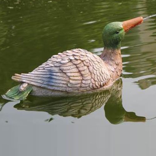 Duck Solar Powered Pond Spitter Water Feature