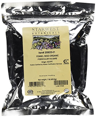 Starwest Botanicals Organic Fennel Seed - 1lb