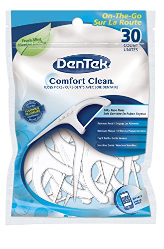 DenTek Comfort Clean Floss Picks, 30 Count