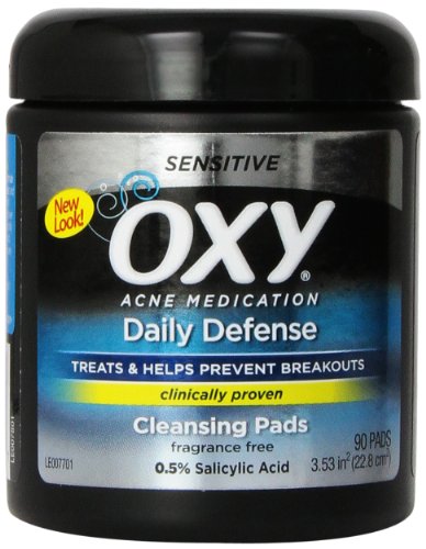 Oxy Daily Defense Cleansing Pads, Sensitive, 90 Count