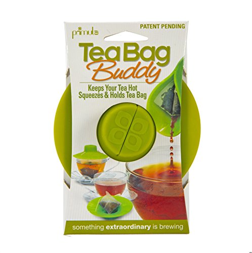 Primula Tea Bag Buddy - Easy to Use - Mess Free - Multipurpose - 100% Silicone - Green