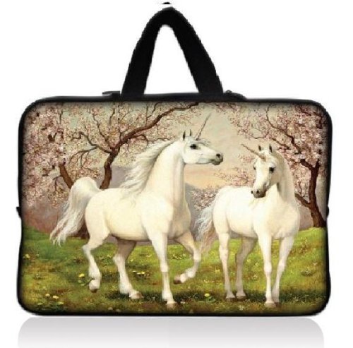Unicorn 9.7 10 10.1 10.2 inch Laptop Netbook tablet Bag Carrying Case Cover Pouch With Hidden Handle For Apple Ipad 4 3 2 1 /Samsung GALAXY Tab 2 Note /Amazon Kindle DX /Asus Transformer Pad TF300 TF300T TF700/Microsoft Surface RT Windows Pro 10.6/Flytouch 3 SUPERPAD 2/Lenovo Ideapad Thinkpad/Acer Aspire ONE ASUS EEEPC /HP Mini 110 210/Dell Inspiron Mini 9 10/Toshiba /Acer Iconia A200 W500 / Archos Arnova G2 /Google Android Nexus 10 /Sumsang NC10/Sony Computer Tablet PC Cover