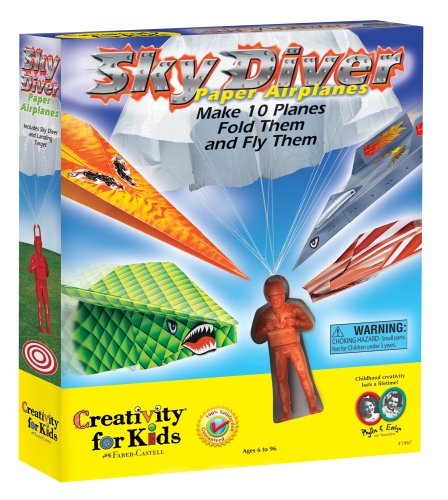 Creativity for Kids Sky Diver Paper Airplanes
