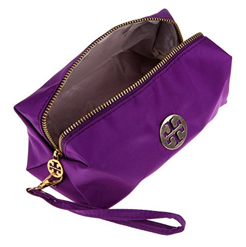 Luxury Fashion Travel Cosmetic Bag Girl Multifunction Makeup Pouch Toiletry Case Purple