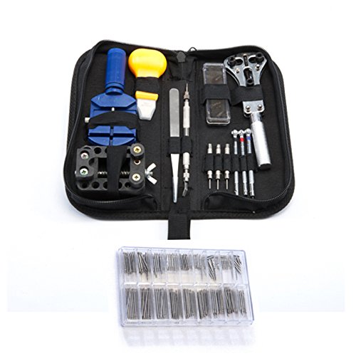 300 Pc Watch Repair Tool Kit Watchband Link Remover Battery