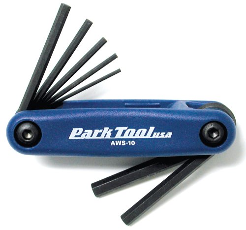 Park Tool AWS10 Fold-Up Hex Wrench Set 1.5-6 mm