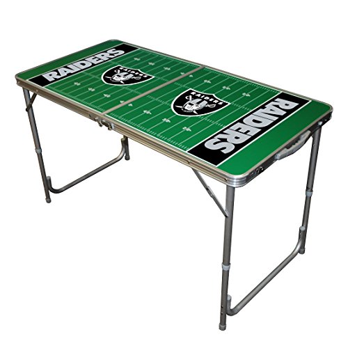 Oakland Raiders 2x4 Tailgate Table by Wild Sports