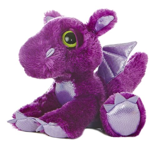 Aurora World Dreamy Eyes Flame Purple Dragon 10 Plush