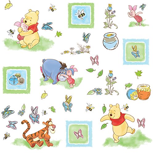 RoomMates RMK1630SCS Winnie the Pooh Toddler Peel and Stick Wall Decals