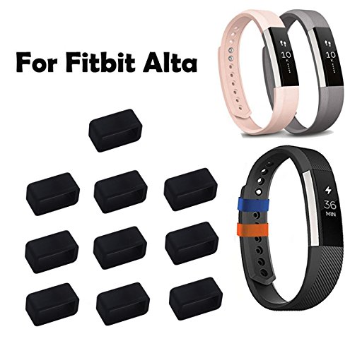 I-SMILE Silicon Fastener Ring for Fitbit Alta Wristband - Fix the Clasp Fall Off Problem - (Note:Tracker or Wristband NOT included)