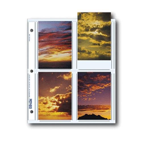 Archival Photo Pages Holds Eight 3.5 x 5 Prints, Pack of 25